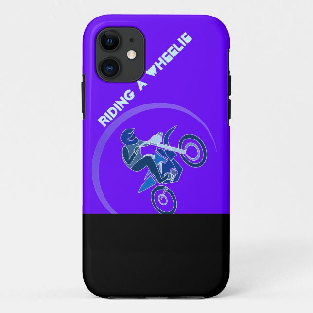 Dirt Biker Vector Biking Case-Mate iPhone Case (Back)