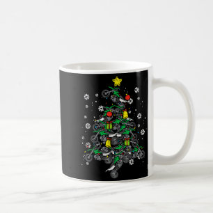 Dirt Bikes Christmas Tree Xmas Motocross Men Boy  Coffee Mug