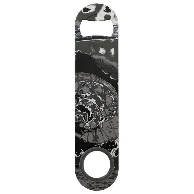 Dirt Biking (Black & White) Bar Key (Front)