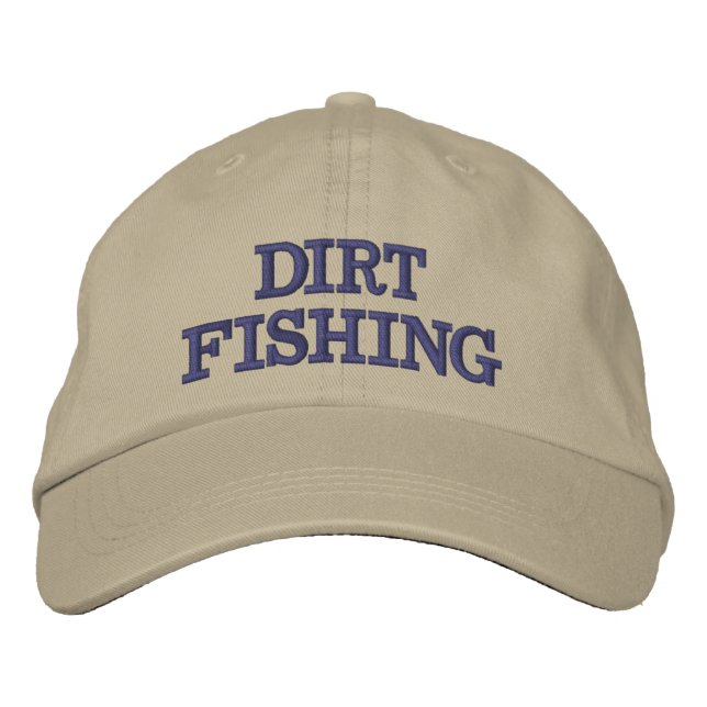 Dirt Fishing Metal Detecting Ball Cap (Front)