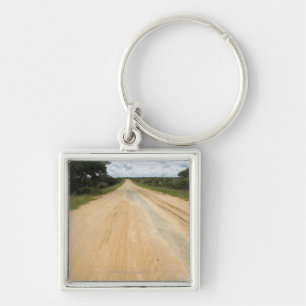 Dirt road close to Vilanculos, Inhambane Keychain