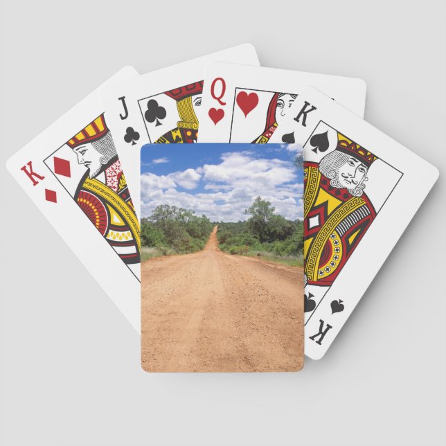 Dirt Road, Kruger National Park, Mpumalanga Playing Cards (Back)