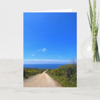 Dirt Road Zakynthos Greece Photograph Card