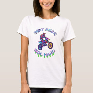 Dirt Rush Ride Hard Acid Drip T-Shirt