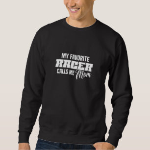 Dirt Track Racing Gifts Racers Mom Motocross Dirt Sweatshirt