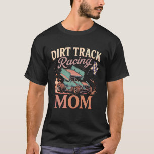 Dirt Track Racing Race Grandma Mom Mother Sprint C T-Shirt