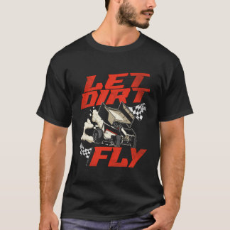 Dirt Track Racing Race Sprint Car T-Shirt