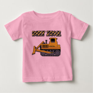 Dirt Zone (Bulldozer) - Baby Fine Jersey T-Shirt T-Shirt