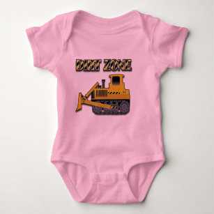 Dirt Zone (Bulldozer) - Baby Jersey Bodysuit Baby Bodysuit