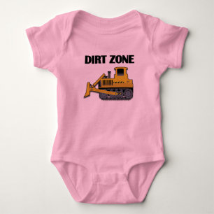 Dirt Zone (Bulldozer) - Baby Jersey Bodysuit Bodysuit
