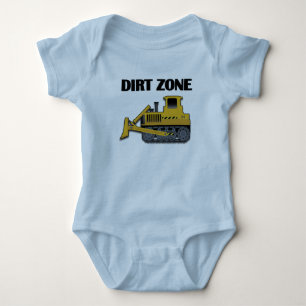Dirt Zone (Bulldozer) - Baby Jersey Bodysuit Bodysuit