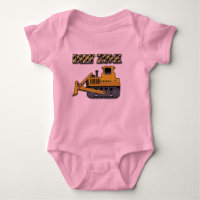 Dirt Zone (Bulldozer) - Baby Jersey Bodysuit