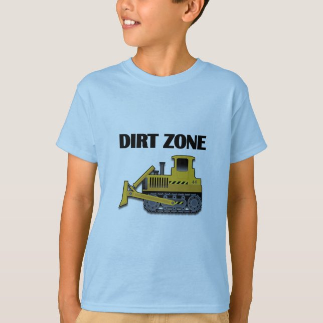 Dirt Zone (Bulldozer) - Kids' Basic T-Shirt (Front)