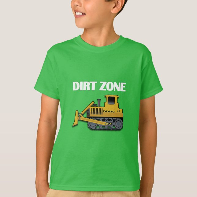 Dirt Zone (Bulldozer) - Kids' Basic T-Shirt (Front)