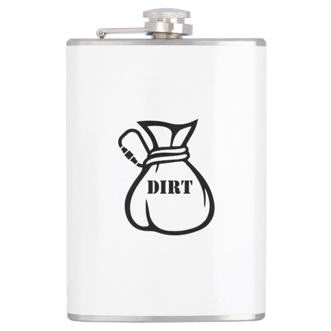 Dirtbag Climber Hip Flask (Front)