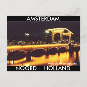 Dirty 3Tall Boxes Postcard Amsterdam 