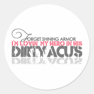 Dirty ACU's Classic Round Sticker