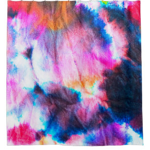 Dirty art. Bright red, lilac, pink, yellow colours