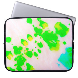 Dirty Art Graffiti. Abstract Decorative Sunny Ikat Laptop Sleeve