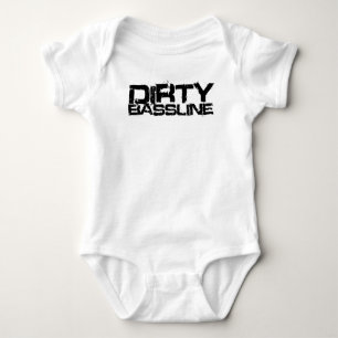 Dirty Bassline Dubstep Baby Bodysuit