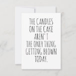 Dirty Birthday Card for Him, Raunchy Birthday Card<br><div class="desc">This raunchy birthday card is the perfect choice for your husband's special day. With a hint of naughty humour, it conveys a message that's just between you and him: "The candles on the cake aren't the only thing getting blown today." It's a playful and intimate way to let your husband...</div>