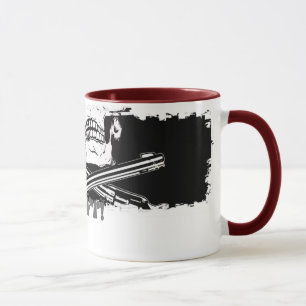 Dirty Border Ringer Mug