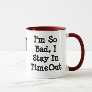 Dirty Border Ringer Mug