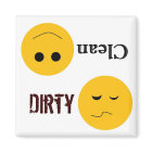 Dirty Clean Dish Washer Magnet