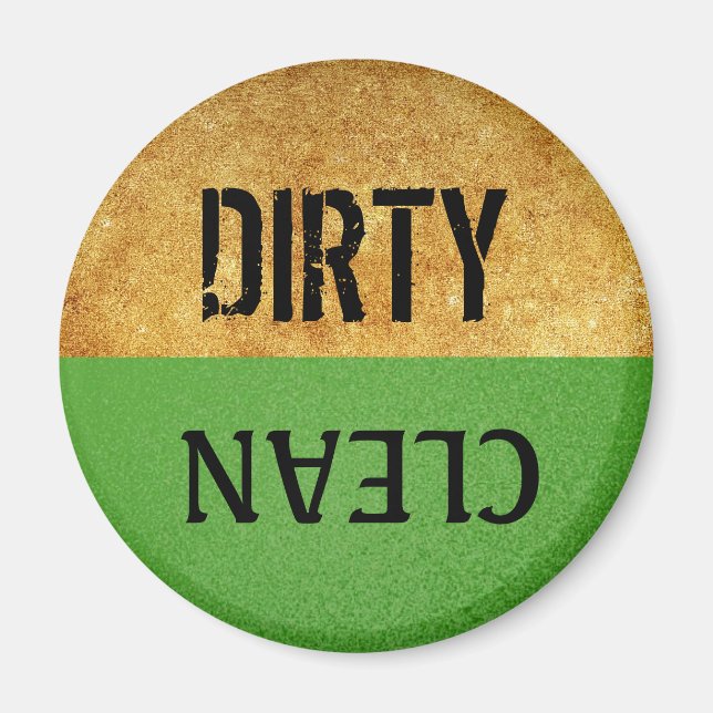 Dirty/Clean Dishwasher Magnet (Front)