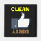 Dirty Clean Thumbs Up / Down Dishwasher Magnets