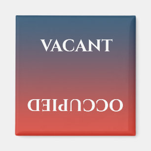 Dirty Clean   Vacant Occupied Magnet