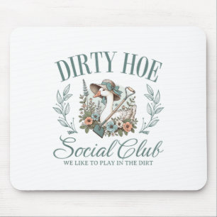 Dirty Cute Ss Cute Ss Gardening Social Club Retro Mouse Pad