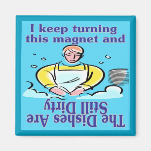 Dirty Dishes Magnet