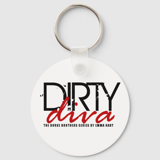 Dirty Diva Keychain (Front)