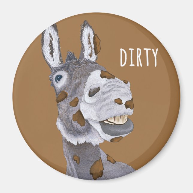 Dirty Donkey Dishwasher Magnet (Front)