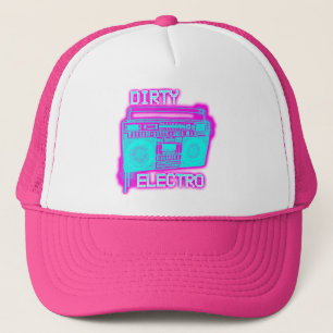 DIRTY ELECTRO dance club DJ girls neon Electro Hat