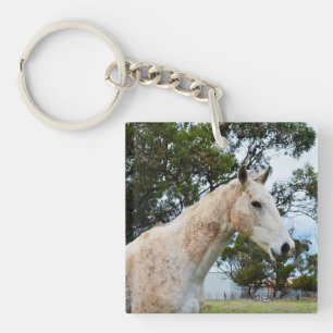 Dirty Fun: Muddy Big White Horse, Keychain