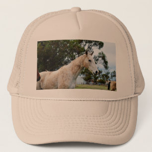 Dirty Fun: Muddy Big White Horse, Trucker Hat