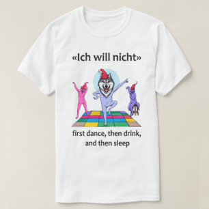Dirty funny jokes for adults - dancing wolf party T-Shirt