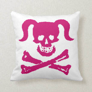 Dirty Girly Throw Pillow