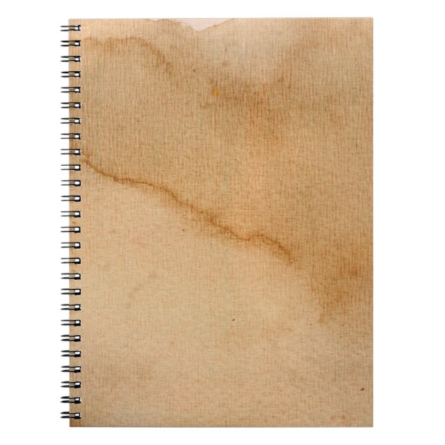 Dirty grunge vintage overlay effect notebook (Front)