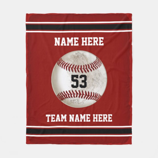 Dirty look Baseball Personalized Baseball Blanket (Front)
