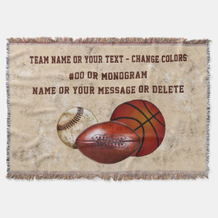 Dirty look Personalized Sports Throw Blankets