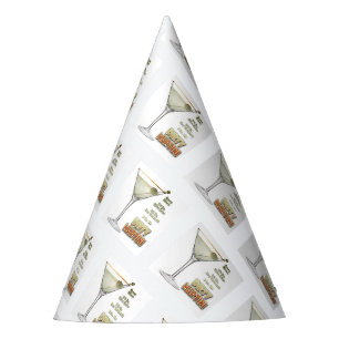 Dirty Martini Cocktail Recipe Art Party Hat