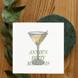 Dirty Martini Napkin