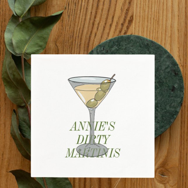 Dirty Martini  Napkin (Creator Uploaded)