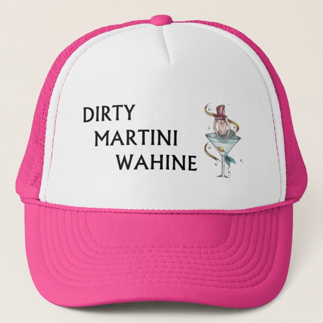 Dirty Martini Wahine Trucker Hat (Front)