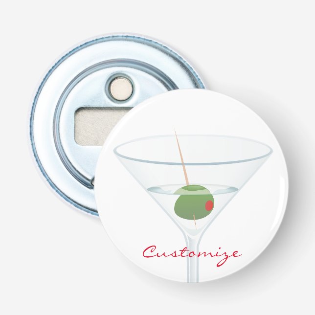 Dirty Olive Martini Thunder_Cove Bottle Opener (Front)