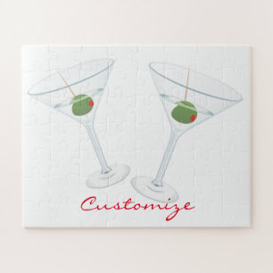 Dirty Olive Martini Thunder_Cove Jigsaw Puzzle