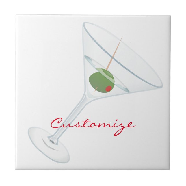 Dirty Olive Martini Thunder_Cove Tile (Front)